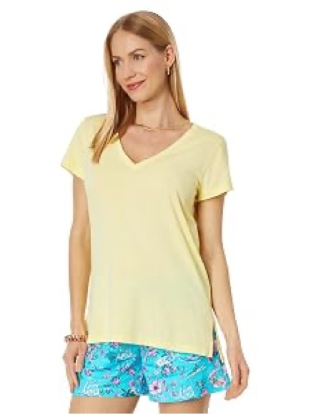 NWT Lilly Pulitzer Meredith Cotton Tee for Women Sz S